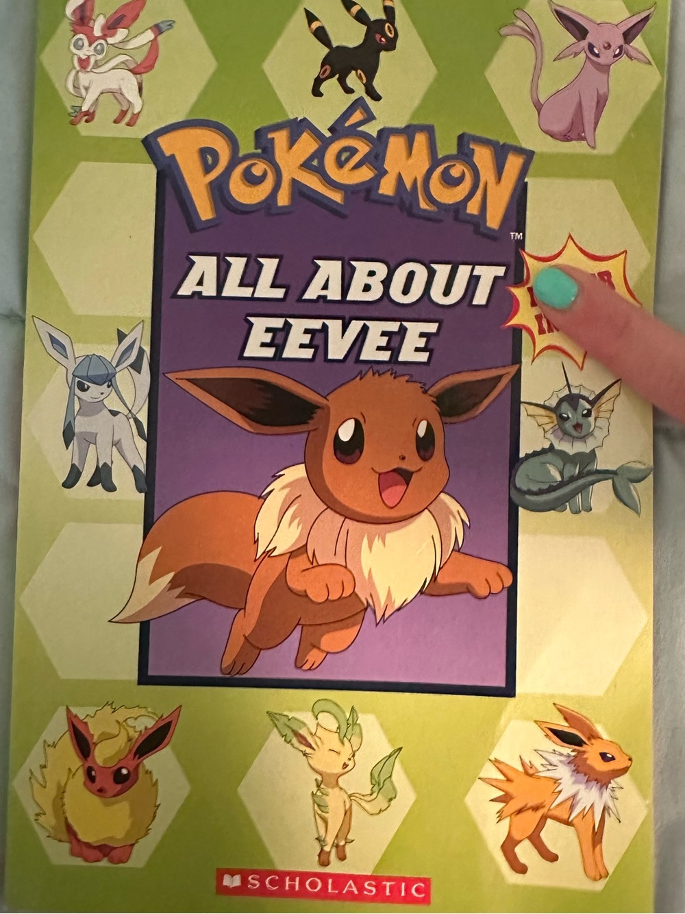Pokémon All About Eevee scholastic book